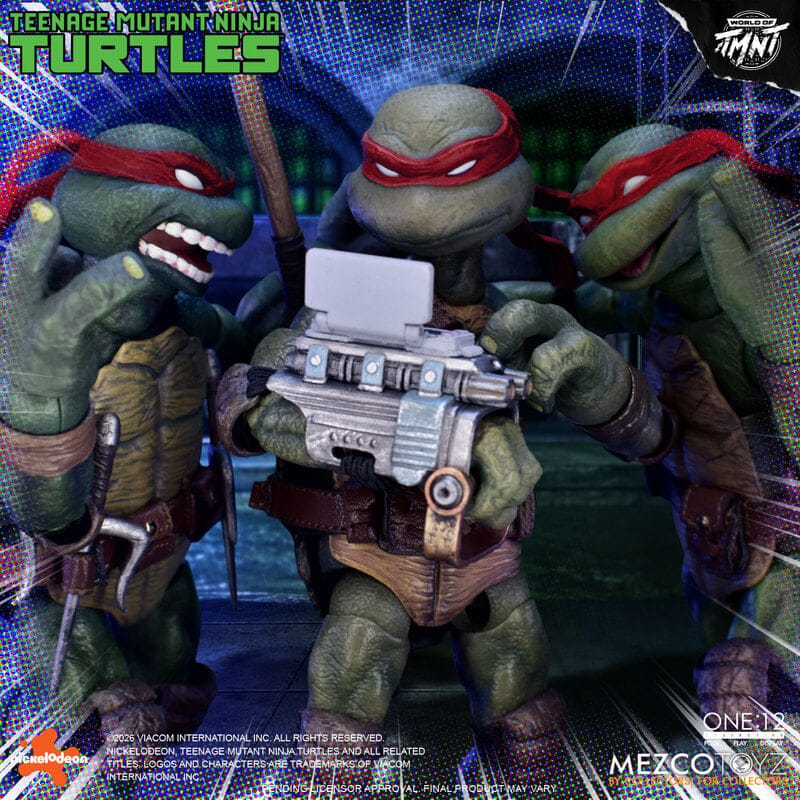 Mezco Toyz One:12 Collective Teenage Mutant Ninja Turtles Boxed Action Figure Set