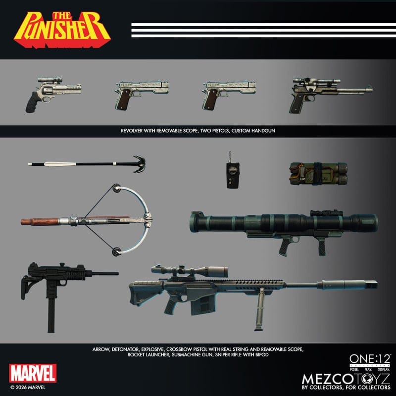 Mezco Toyz One:12 Collective The Punisher Action Figure