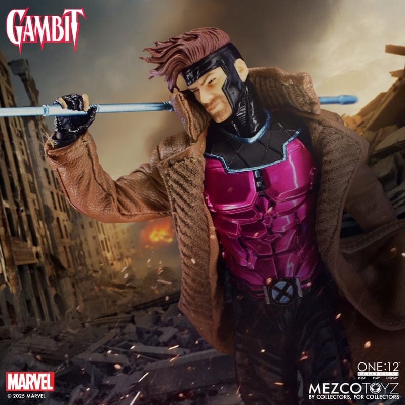 Mezco Toyz One:12 Collective X-Men Gambit Action Figure