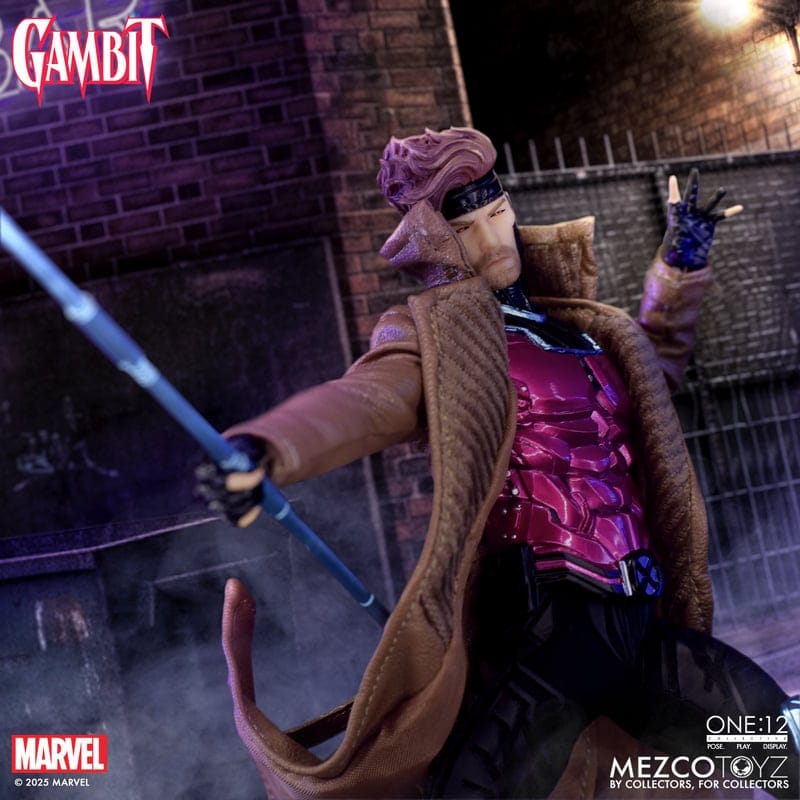 Mezco Toyz One:12 Collective X-Men Gambit Action Figure