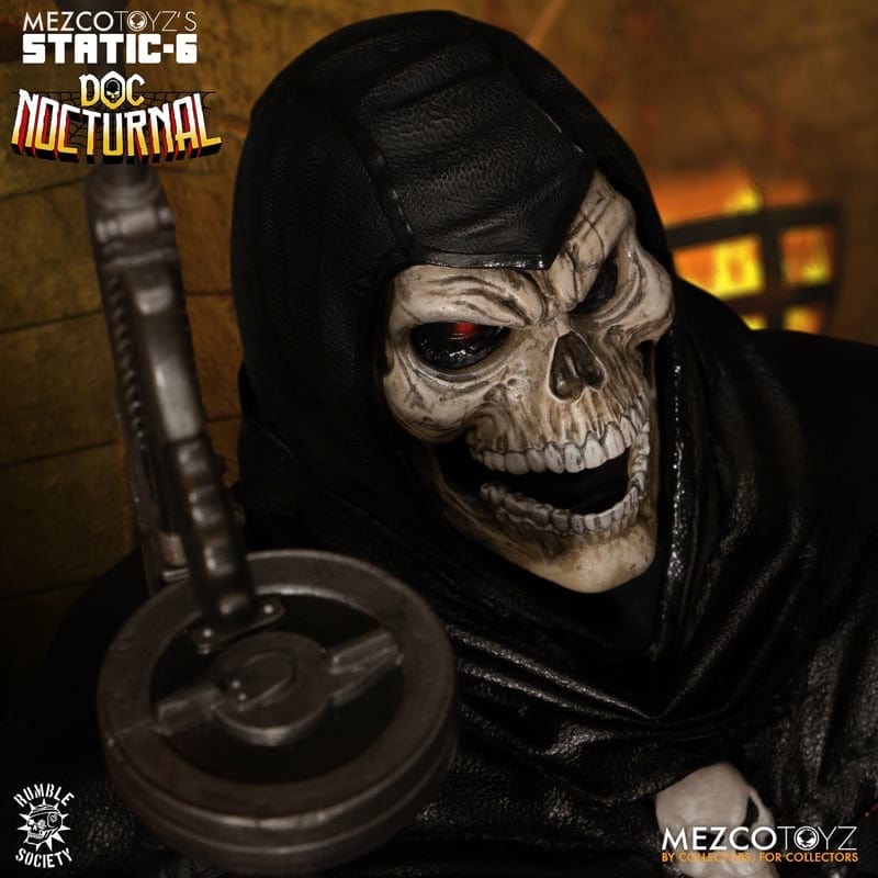 Mezco Toyz Static-6 Rumble Society Doc Nocturnal 1/6 Scale Statue