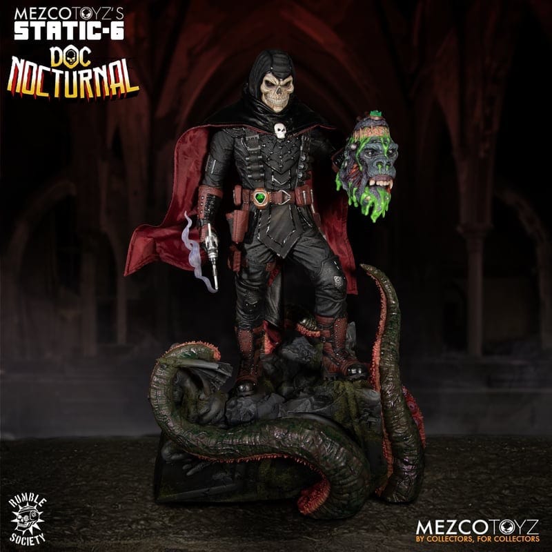 Mezco Toyz Static-6 Rumble Society Doc Nocturnal 1/6 Scale Statue