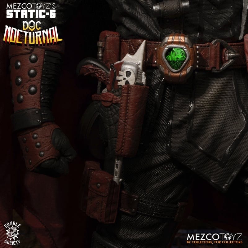 Mezco Toyz Static-6 Rumble Society Doc Nocturnal 1/6 Scale Statue