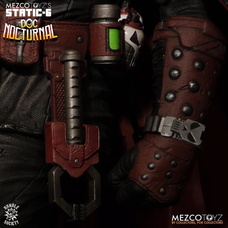 Mezco Toyz Static-6 Rumble Society Doc Nocturnal 1/6 Scale Statue