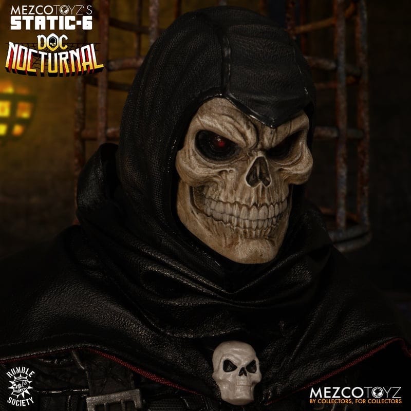 Mezco Toyz Static-6 Rumble Society Doc Nocturnal 1/6 Scale Statue