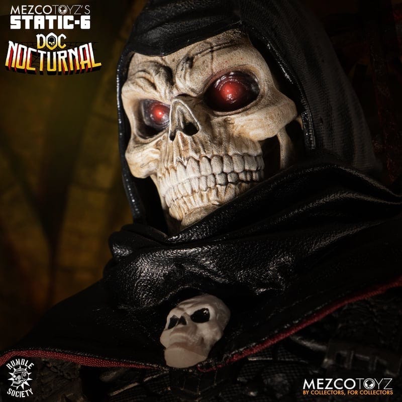 Mezco Toyz Static-6 Rumble Society Doc Nocturnal 1/6 Scale Statue