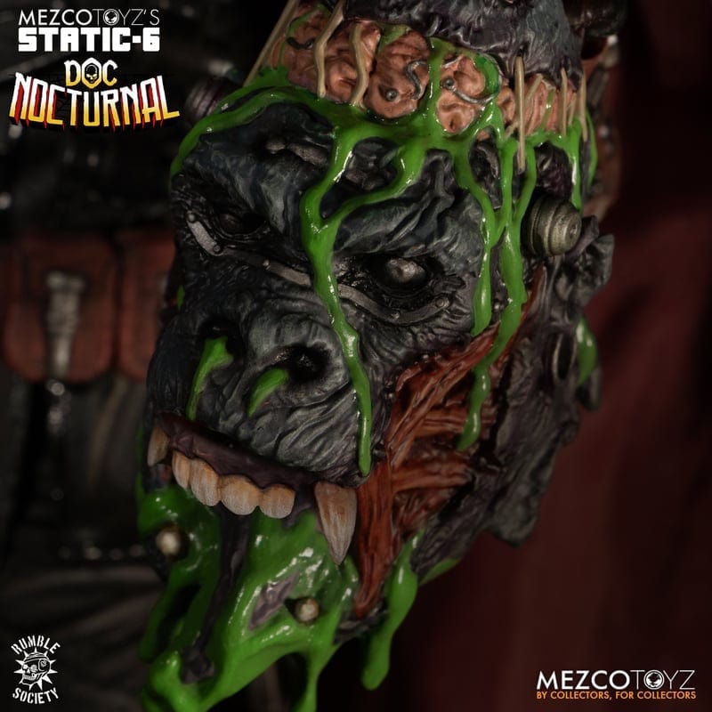 Mezco Toyz Static-6 Rumble Society Doc Nocturnal 1/6 Scale Statue