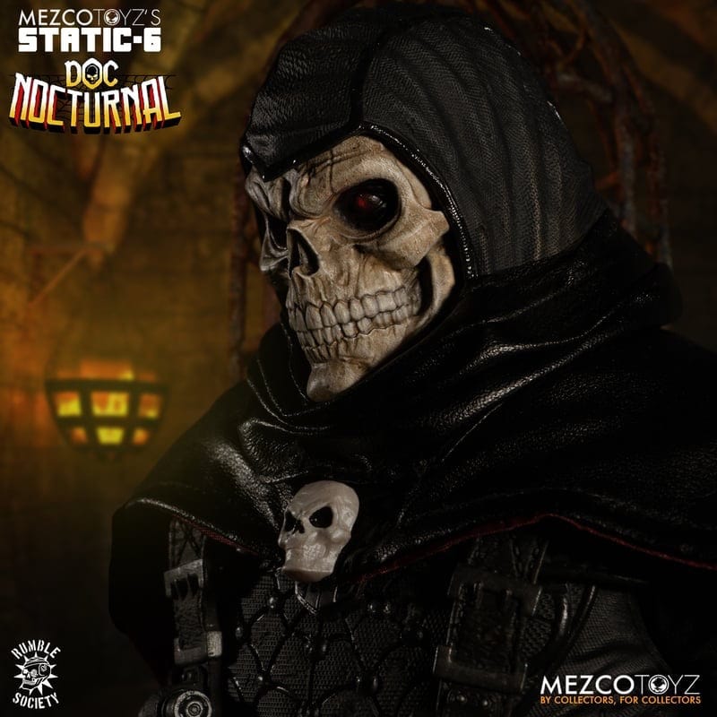 Mezco Toyz Static-6 Rumble Society Doc Nocturnal 1/6 Scale Statue