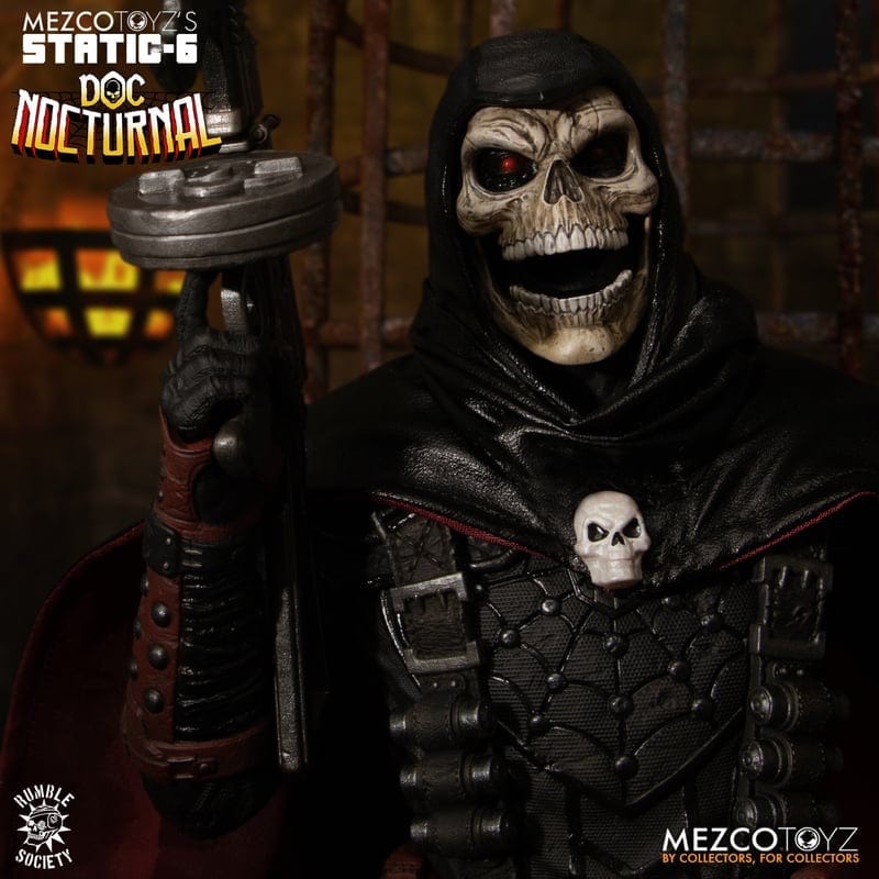 Mezco Toyz Static-6 Rumble Society Doc Nocturnal 1/6 Scale Statue