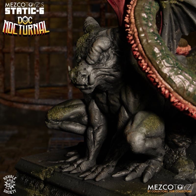 Mezco Toyz Static-6 Rumble Society Doc Nocturnal 1/6 Scale Statue