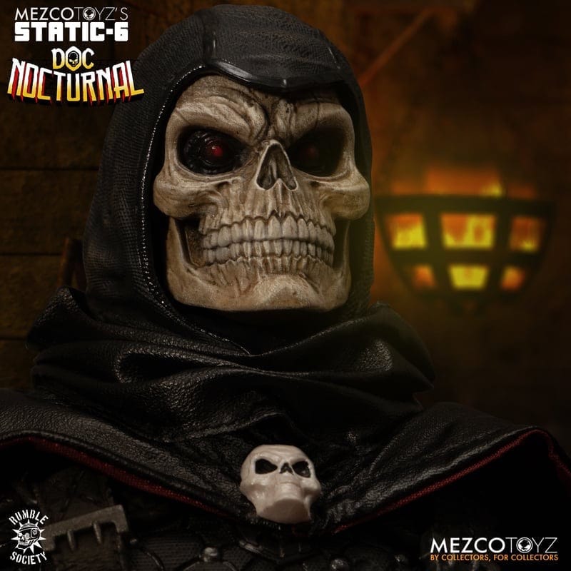 Mezco Toyz Static-6 Rumble Society Doc Nocturnal 1/6 Scale Statue