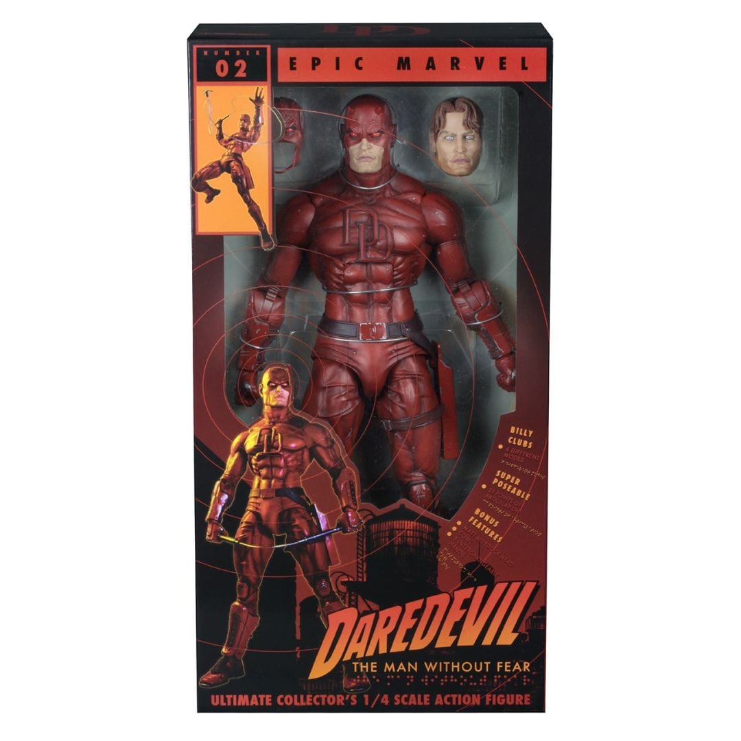 NECA Epic Marvel Daredevil Ultimate Collector's 1/4 Scale Action Figure