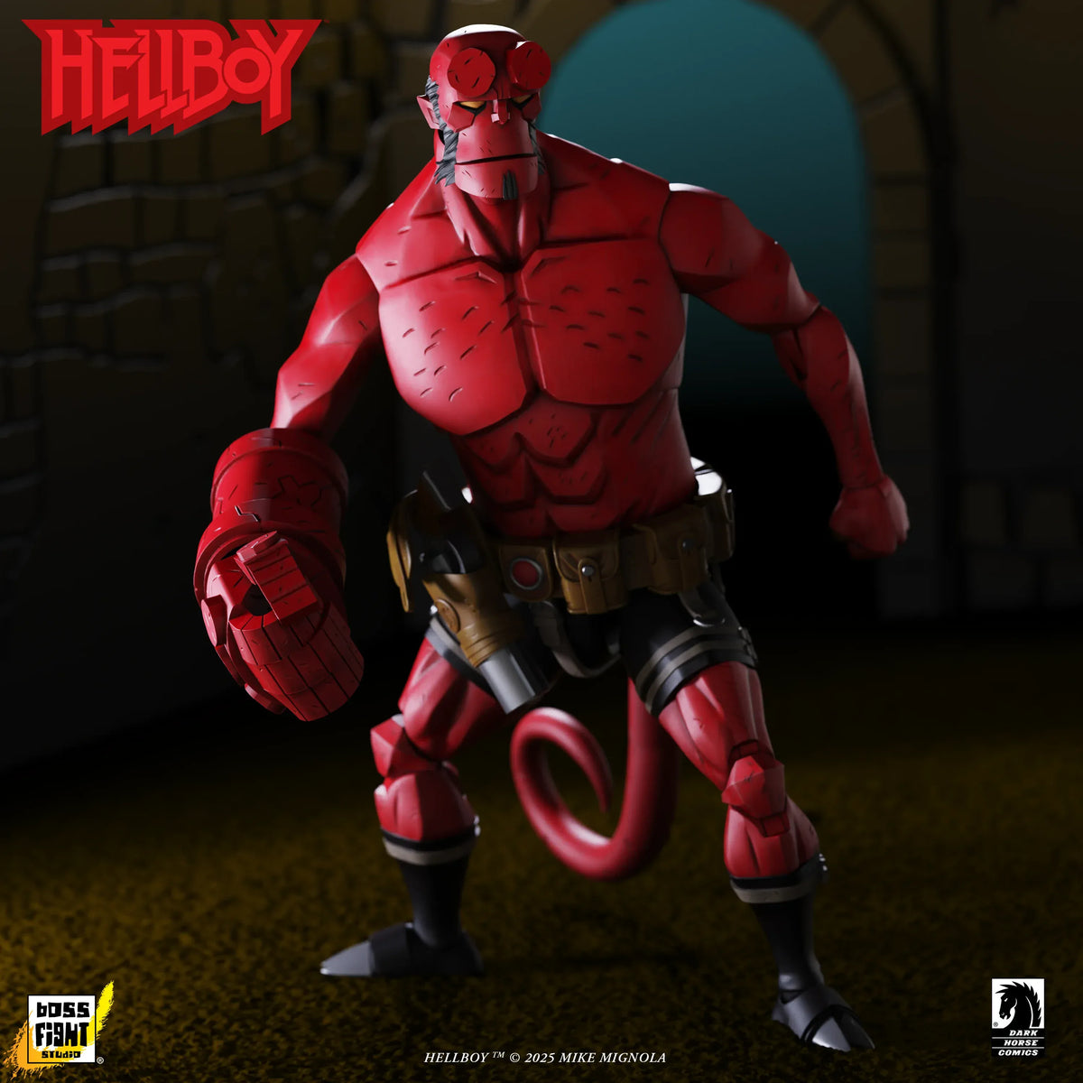 Hellboy Box Full of Evil 1:12 Scale Deluxe Action Figure with Accessories Bundle