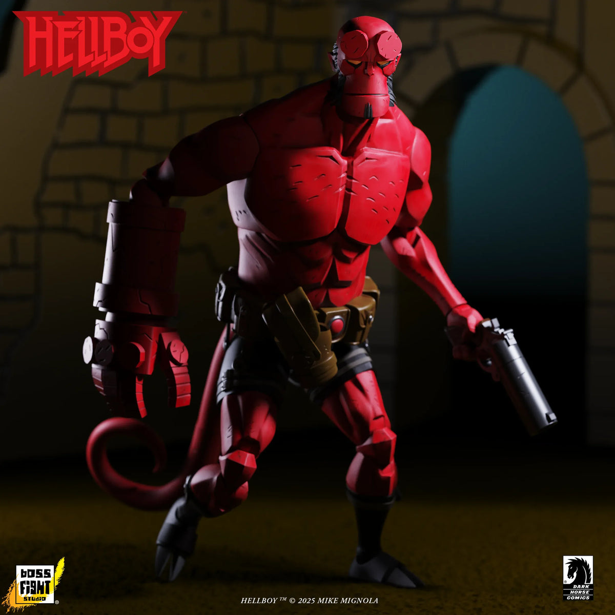 Hellboy Box Full of Evil 1:12 Scale Deluxe Action Figure with Accessories Bundle