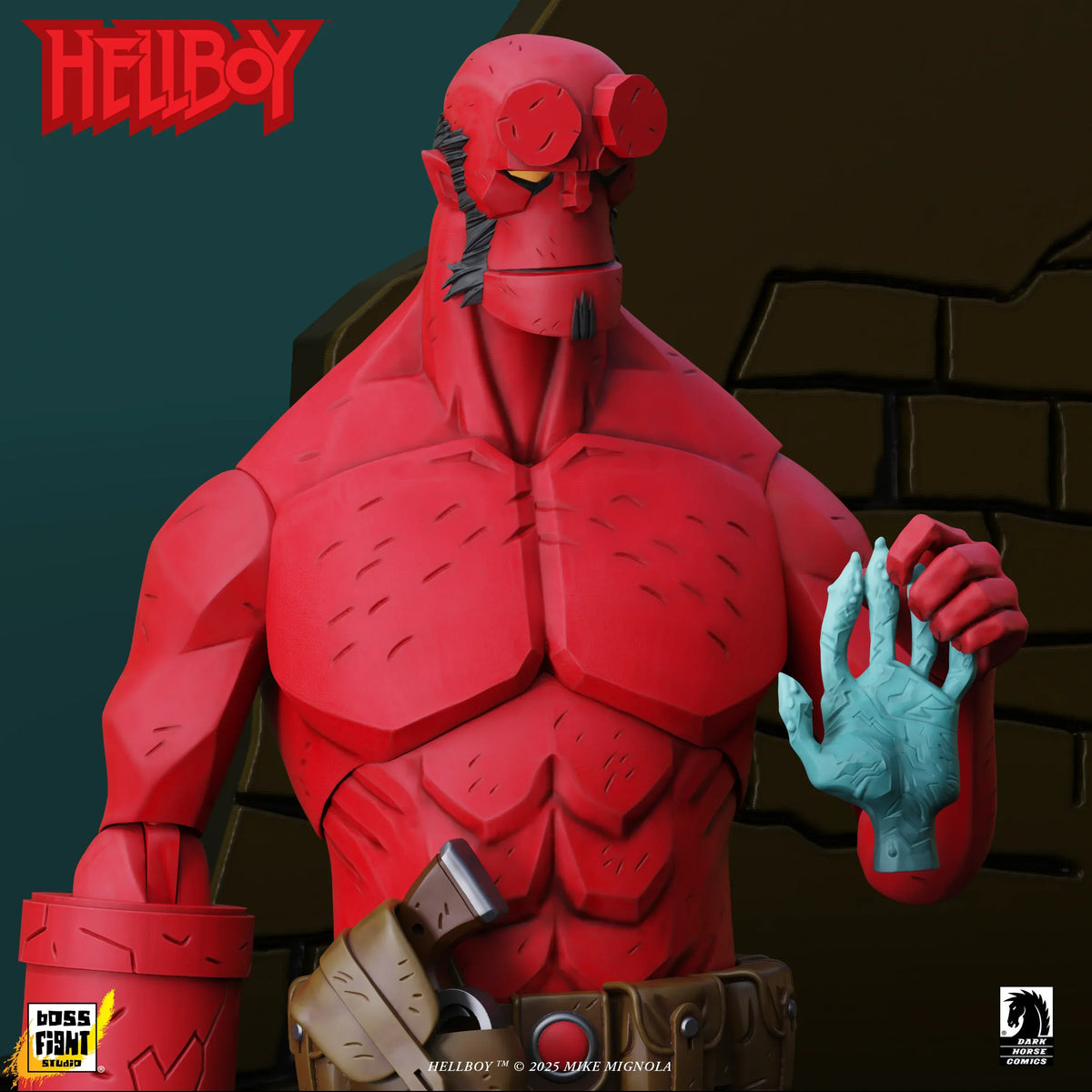 Hellboy Box Full of Evil 1:12 Scale Deluxe Action Figure with Accessories Bundle