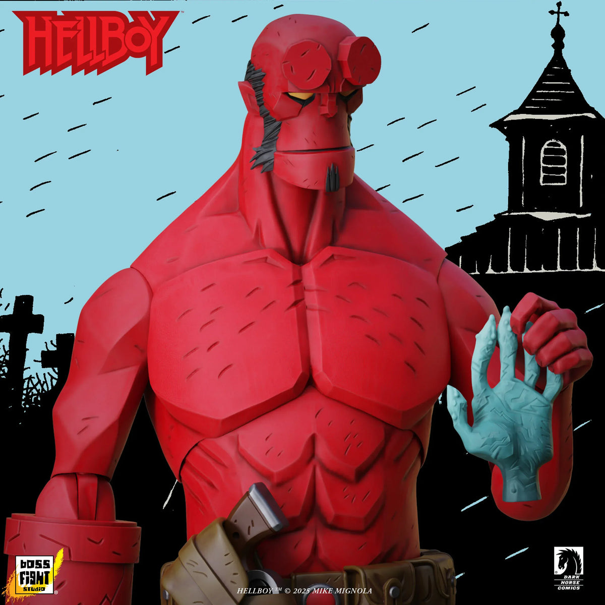 Hellboy Box Full of Evil 1:12 Scale Deluxe Action Figure with Accessories Bundle