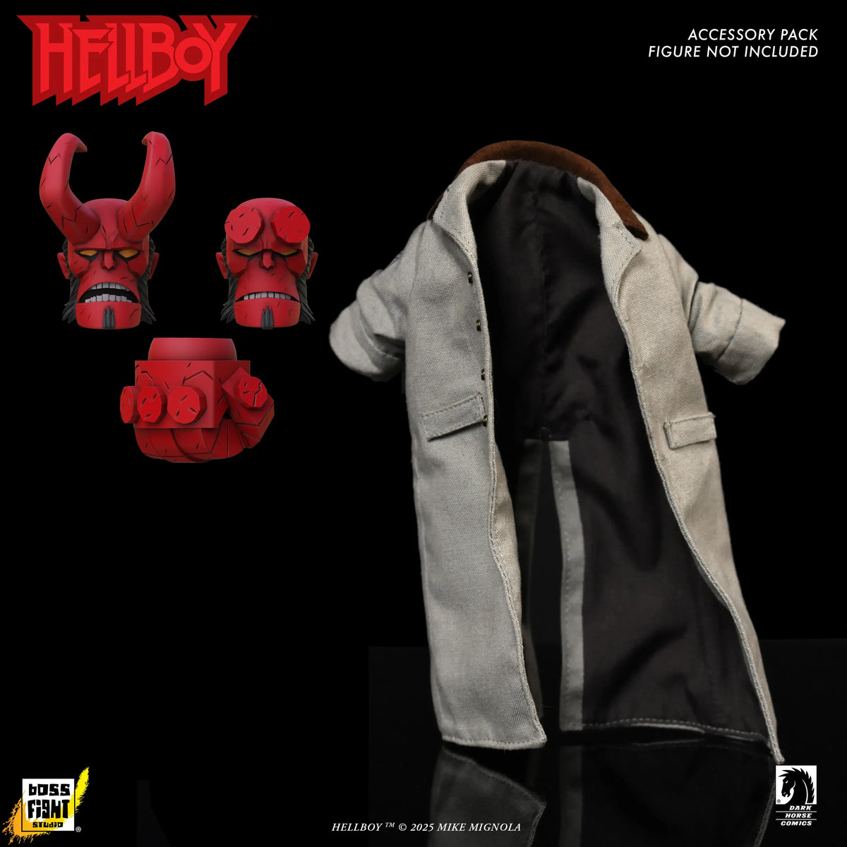 Hellboy Box Full of Evil 1:12 Scale Deluxe Action Figure with Accessories Bundle
