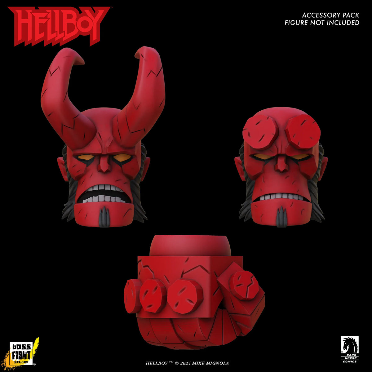 Hellboy Box Full of Evil 1:12 Scale Deluxe Action Figure with Accessories Bundle