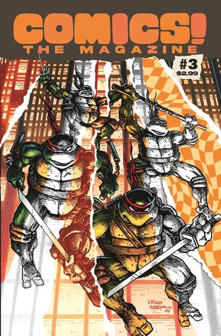 Prana Publishers Comics! The Magazine #3 Peter Laird Kevin Eastman Rico Renzi