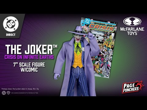 その他 JOKER DC Page Punchers Crisis on Infinite Earths The Joker 7-inch Action Fig