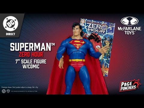 DCマルチバース スーパーマン (Zero Hour版) DC McFarlane DC Page Punchers Superman (Zero Hour)