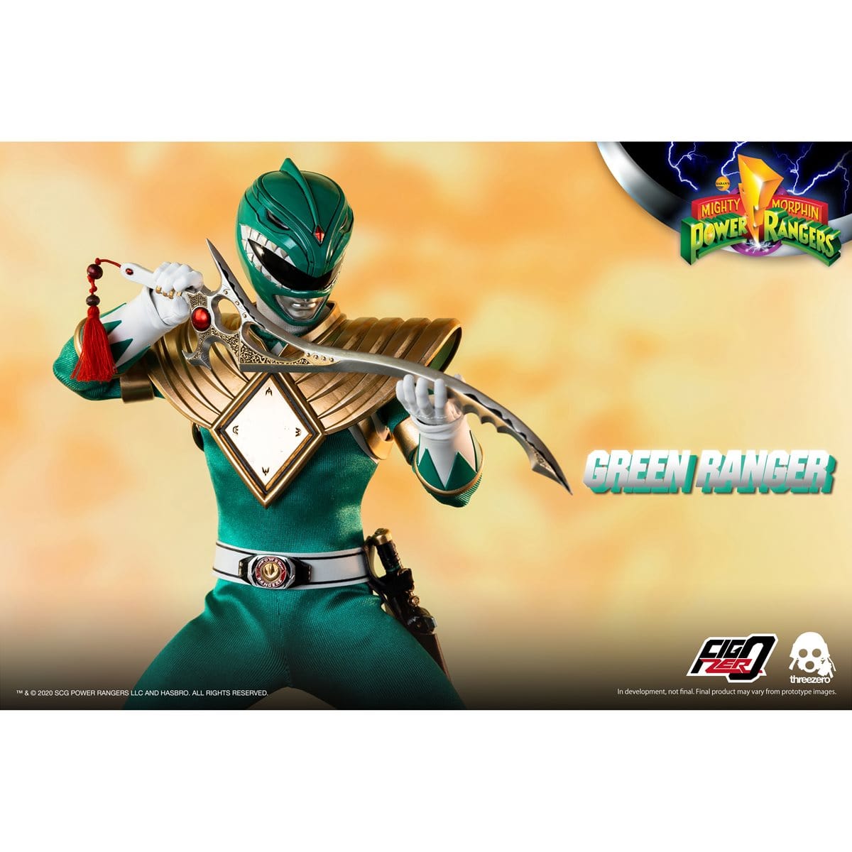 Si-Fi Toys Mighty Morphin Power Rangers Green Ranger 1:6 Scale Action Figure
