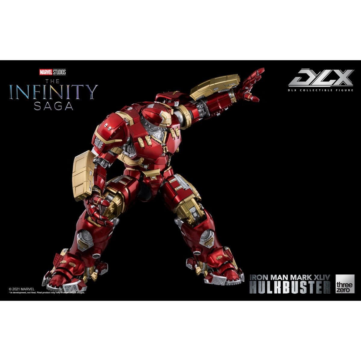 Threezero DLX Avengers: Infinity Saga Iron Man Mark 44 Hulkbuster 1/12 Scale Action Figure