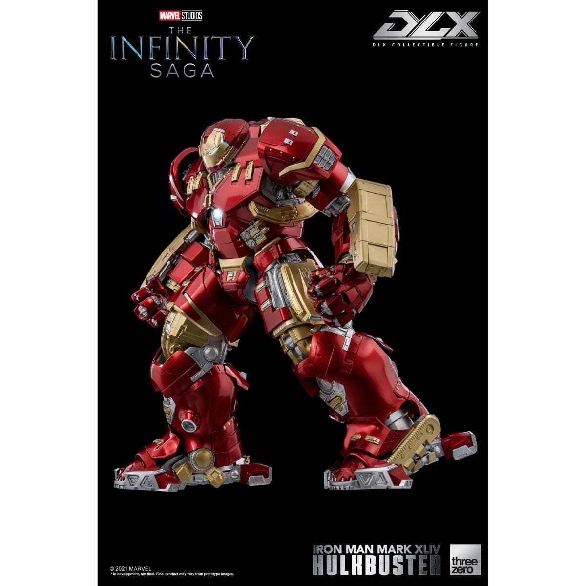 Threezero DLX Avengers: Infinity Saga Iron Man Mark 44 Hulkbuster 1/12 Scale Action Figure