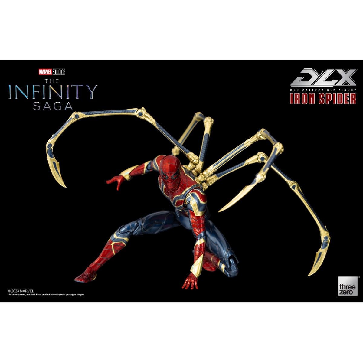 Threezero DLX Avengers: Infinity Saga Iron Spider 1/12 Scale Action Figure