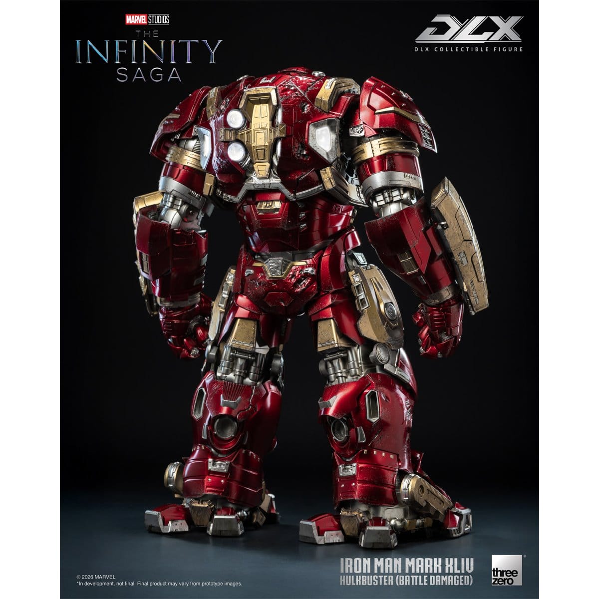 Threezero DLX Marvel Studios: The Infinity Saga Iron Man Mark 44 "Hulkbuster" (Battle Damaged) Action Figure