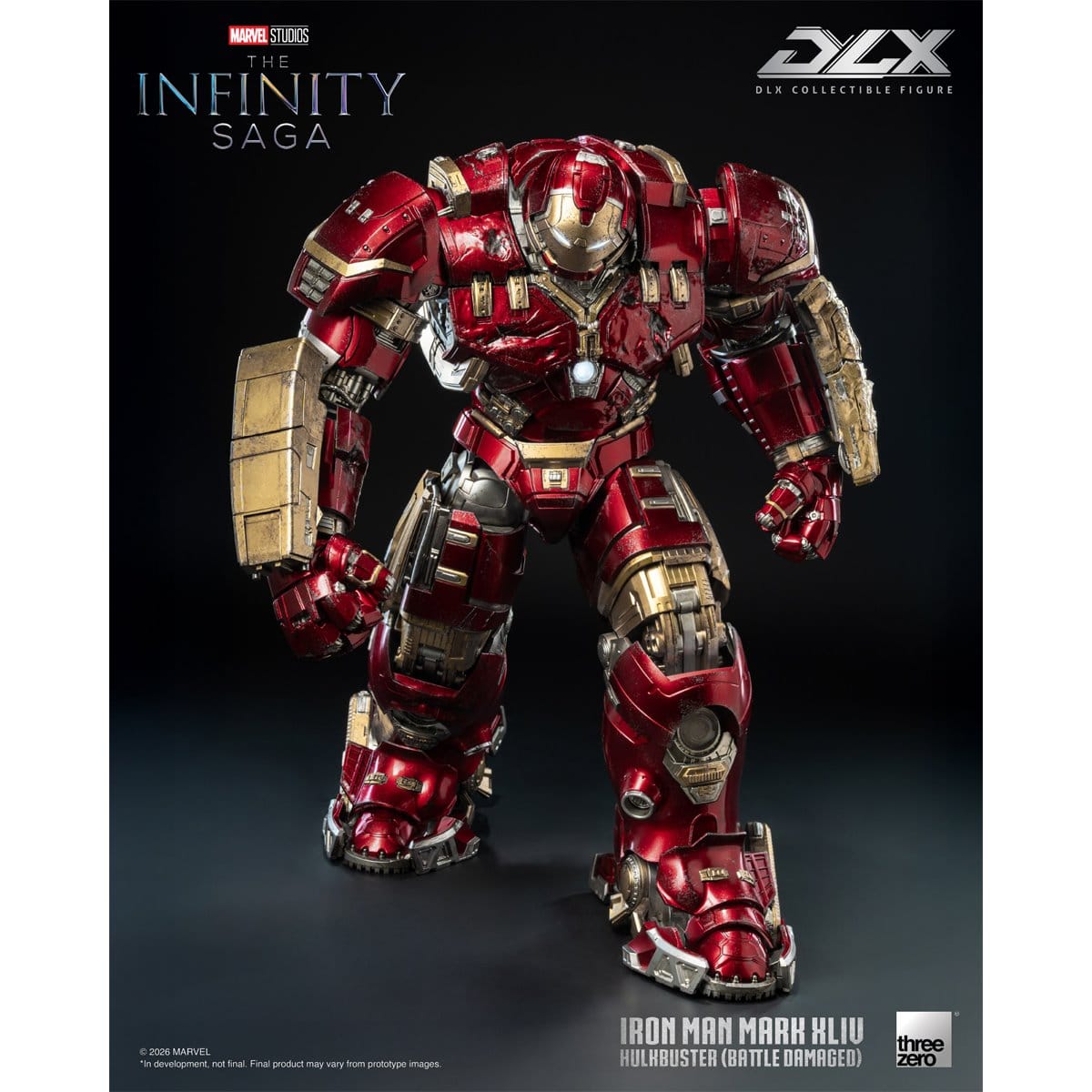 Threezero DLX Marvel Studios: The Infinity Saga Iron Man Mark 44 "Hulkbuster" (Battle Damaged) Action Figure