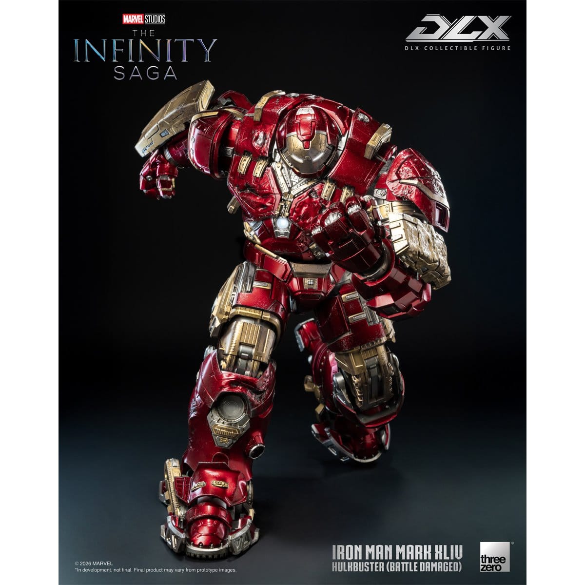 Threezero DLX Marvel Studios: The Infinity Saga Iron Man Mark 44 "Hulkbuster" (Battle Damaged) Action Figure