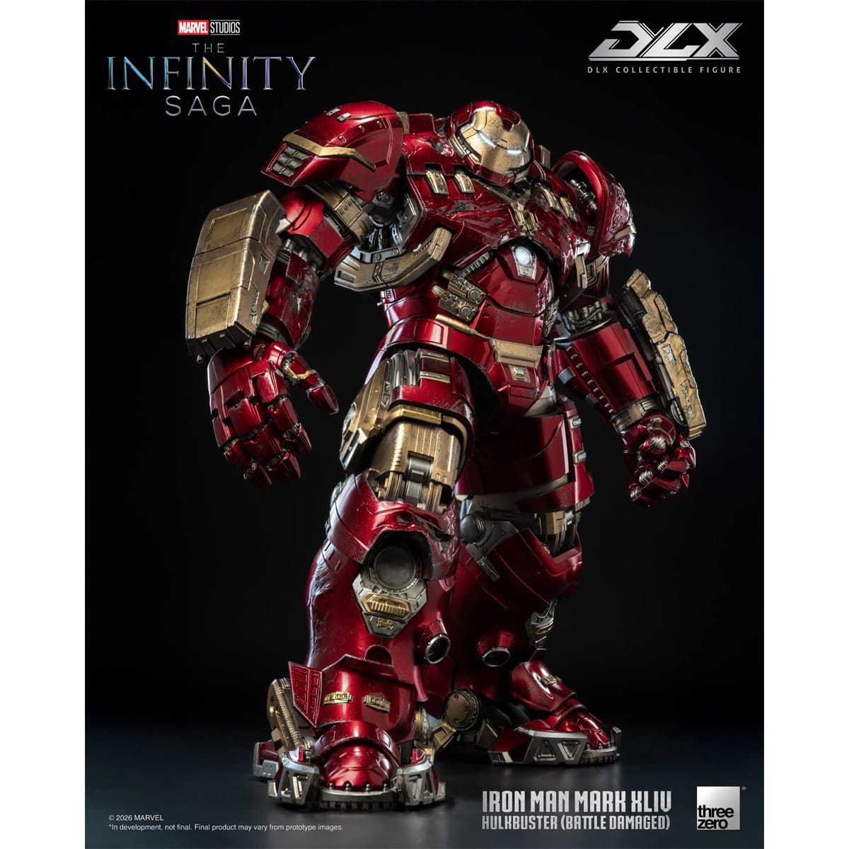 Threezero DLX Marvel Studios: The Infinity Saga Iron Man Mark 44 "Hulkbuster" (Battle Damaged) Action Figure