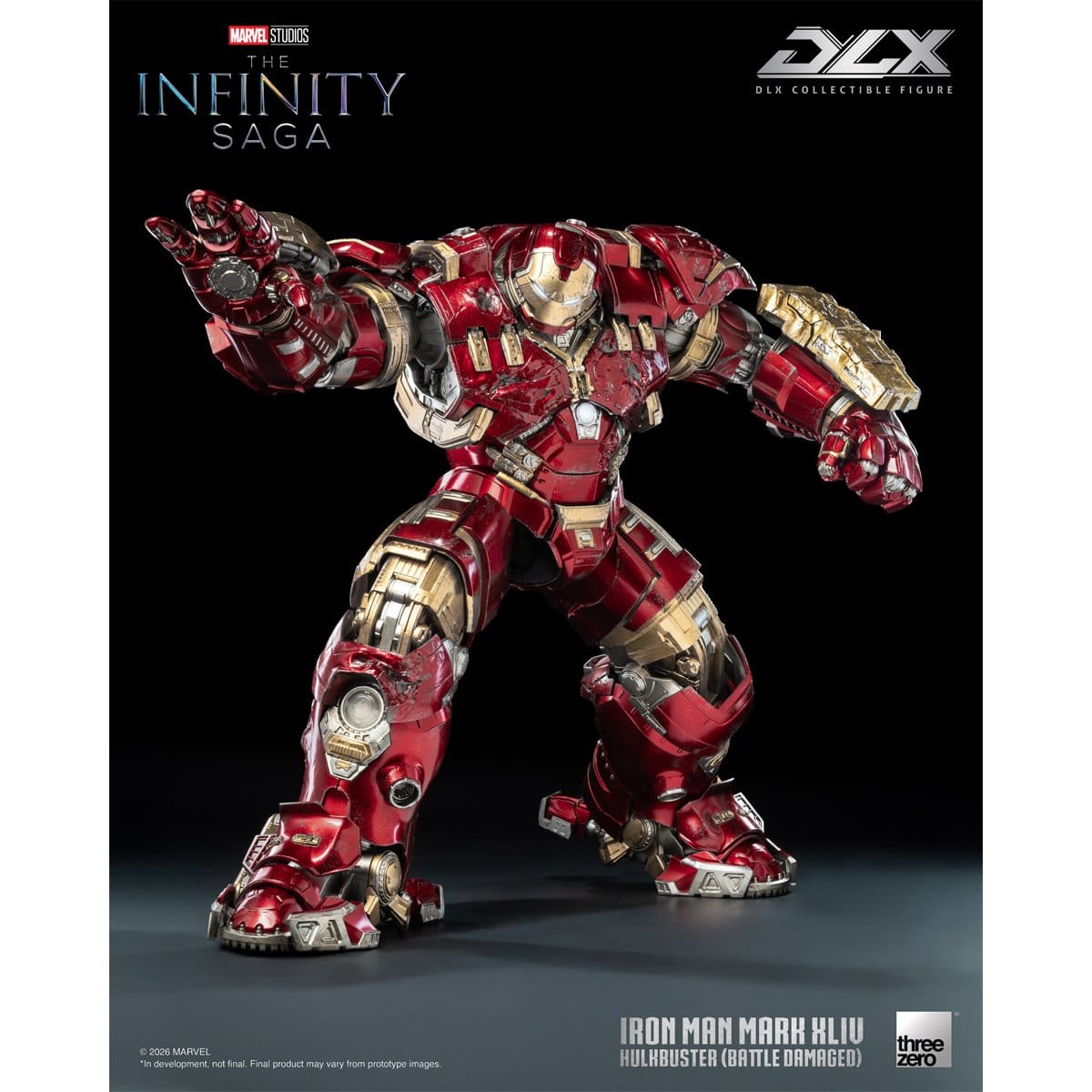 Threezero DLX Marvel Studios: The Infinity Saga Iron Man Mark 44 "Hulkbuster" (Battle Damaged) Action Figure