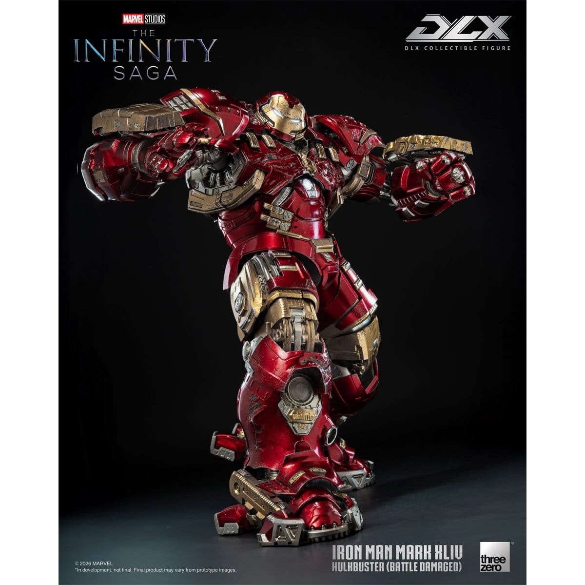 Threezero DLX Marvel Studios: The Infinity Saga Iron Man Mark 44 "Hulkbuster" (Battle Damaged) Action Figure