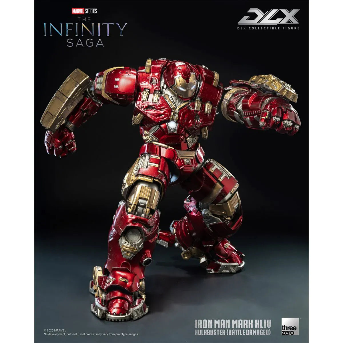 Threezero DLX Marvel Studios: The Infinity Saga Iron Man Mark 44 "Hulkbuster" (Battle Damaged) Action Figure