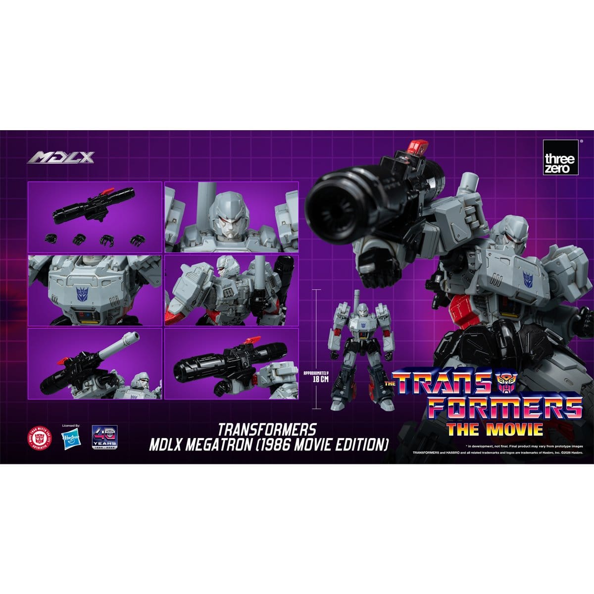 Threezero Transformers MDLX Megatron (1986 Movie Version) Action Figure