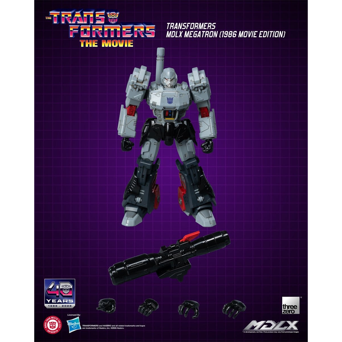 Threezero Transformers MDLX Megatron (1986 Movie Version) Action Figure