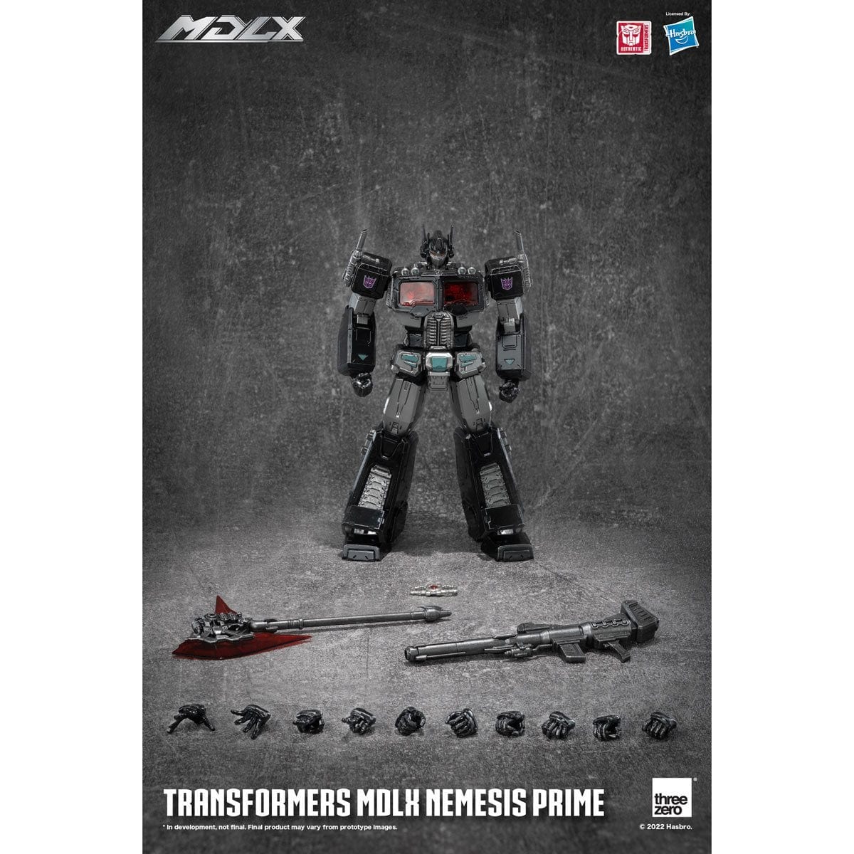 Threezero Transformers MDLX Nemesis Prime PX Previews Exclusive Action Figure