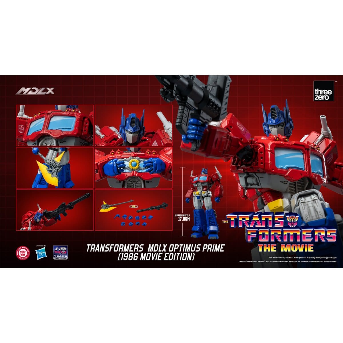 Threezero Transformers MDLX Optimus Prime (1986 Movie Version) Action Figure