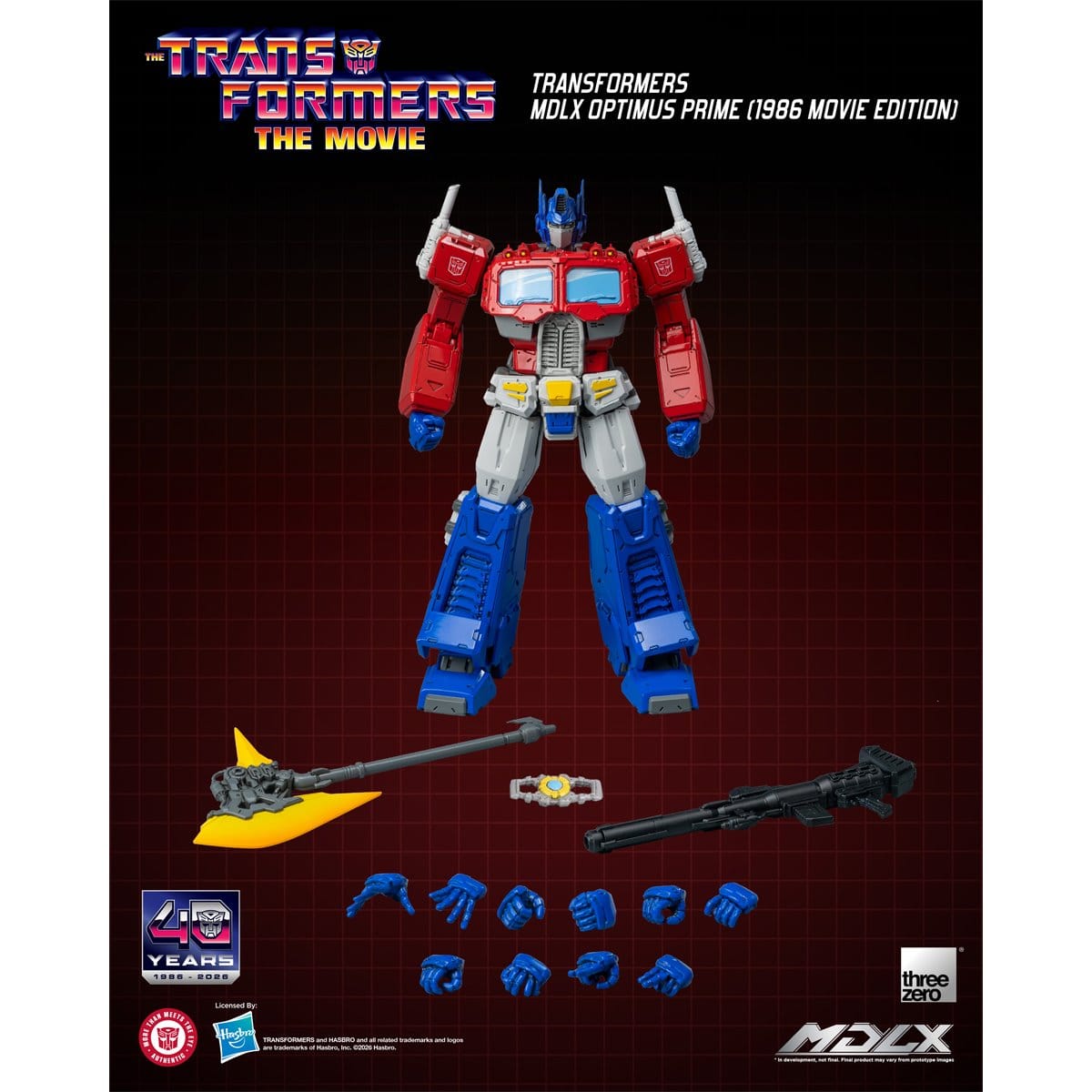 Threezero Transformers MDLX Optimus Prime (1986 Movie Version) Action Figure