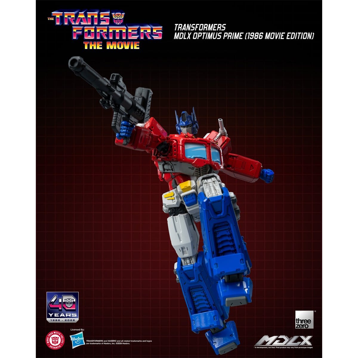 Threezero Transformers MDLX Optimus Prime (1986 Movie Version) Action Figure