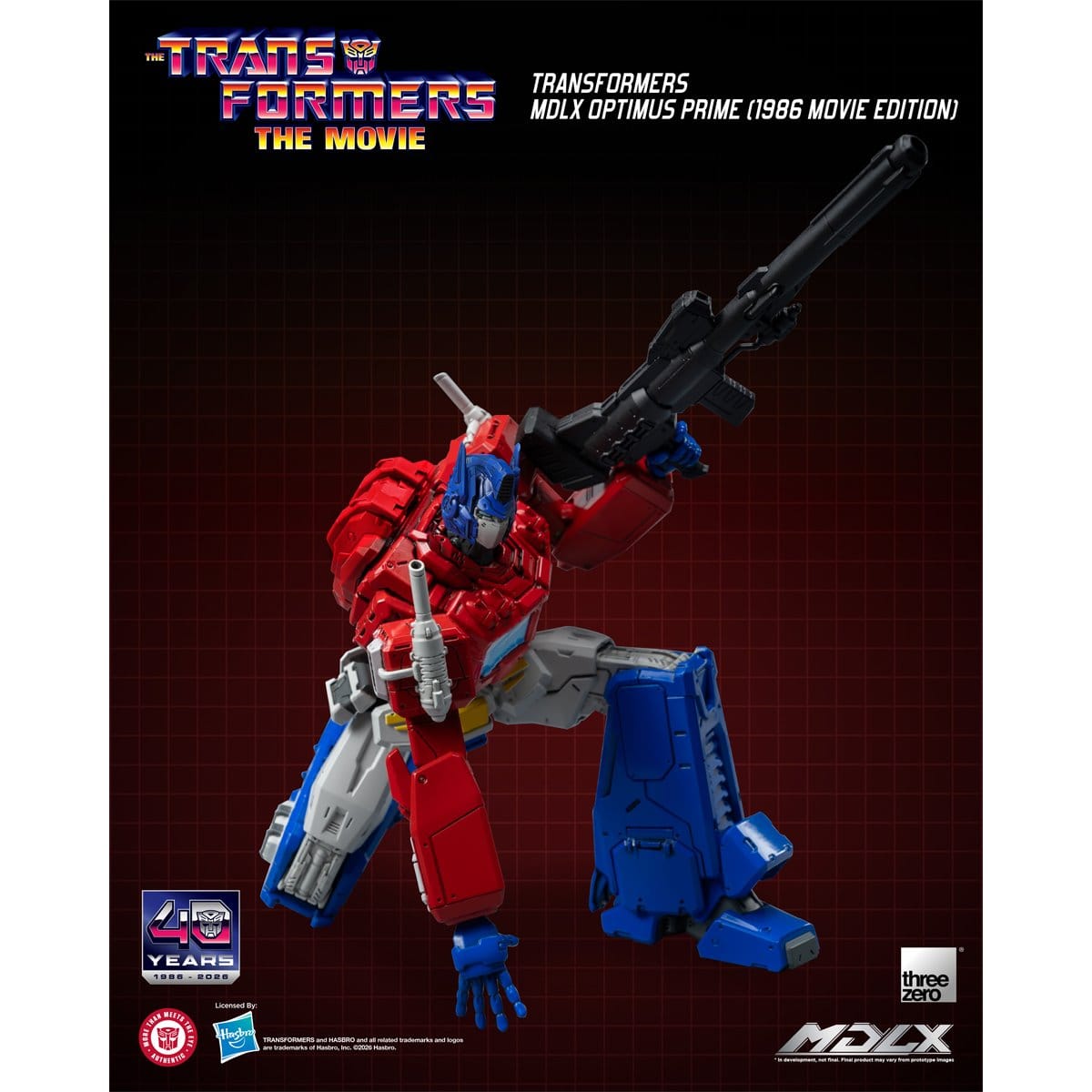 Threezero Transformers MDLX Optimus Prime (1986 Movie Version) Action Figure