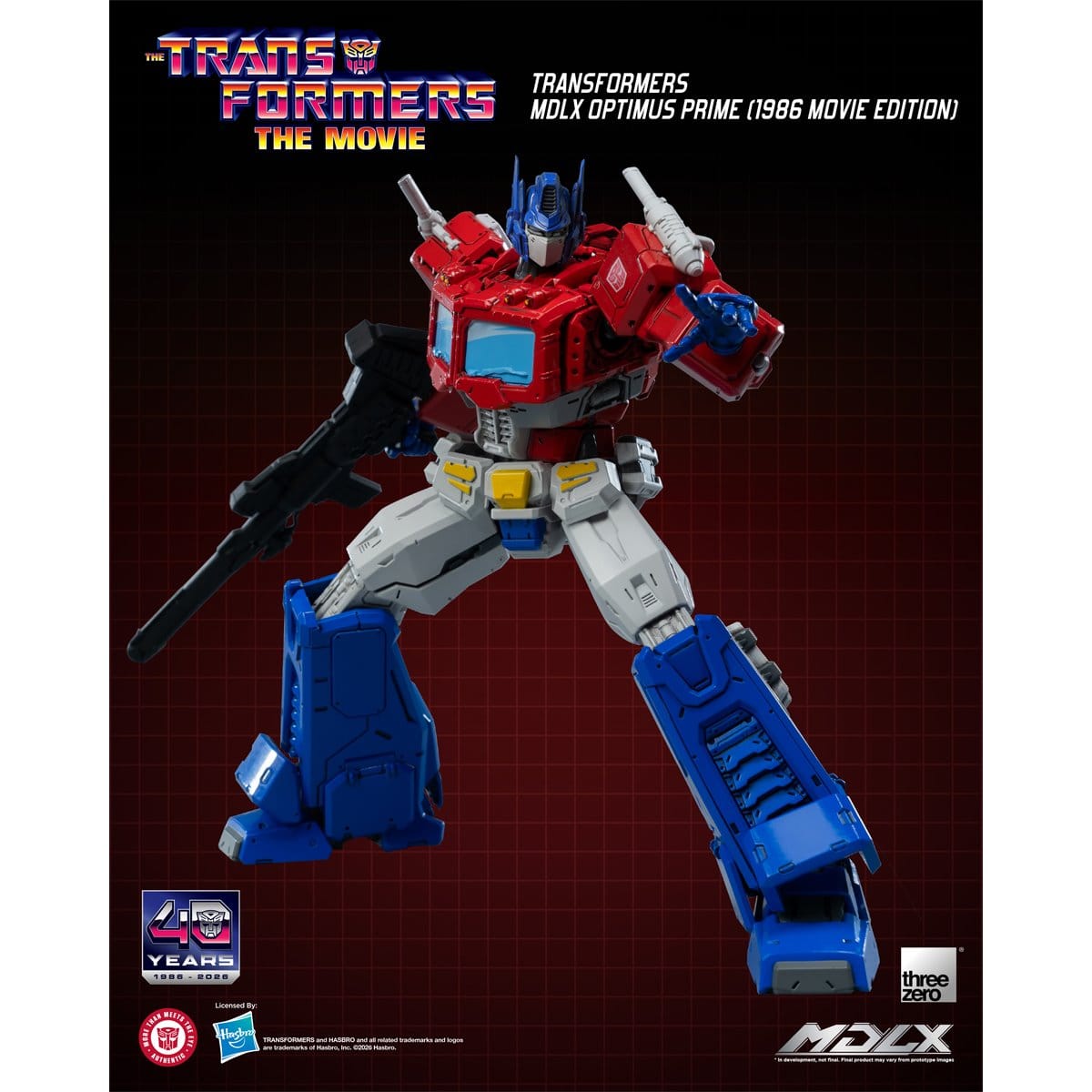 Threezero Transformers MDLX Optimus Prime (1986 Movie Version) Action Figure