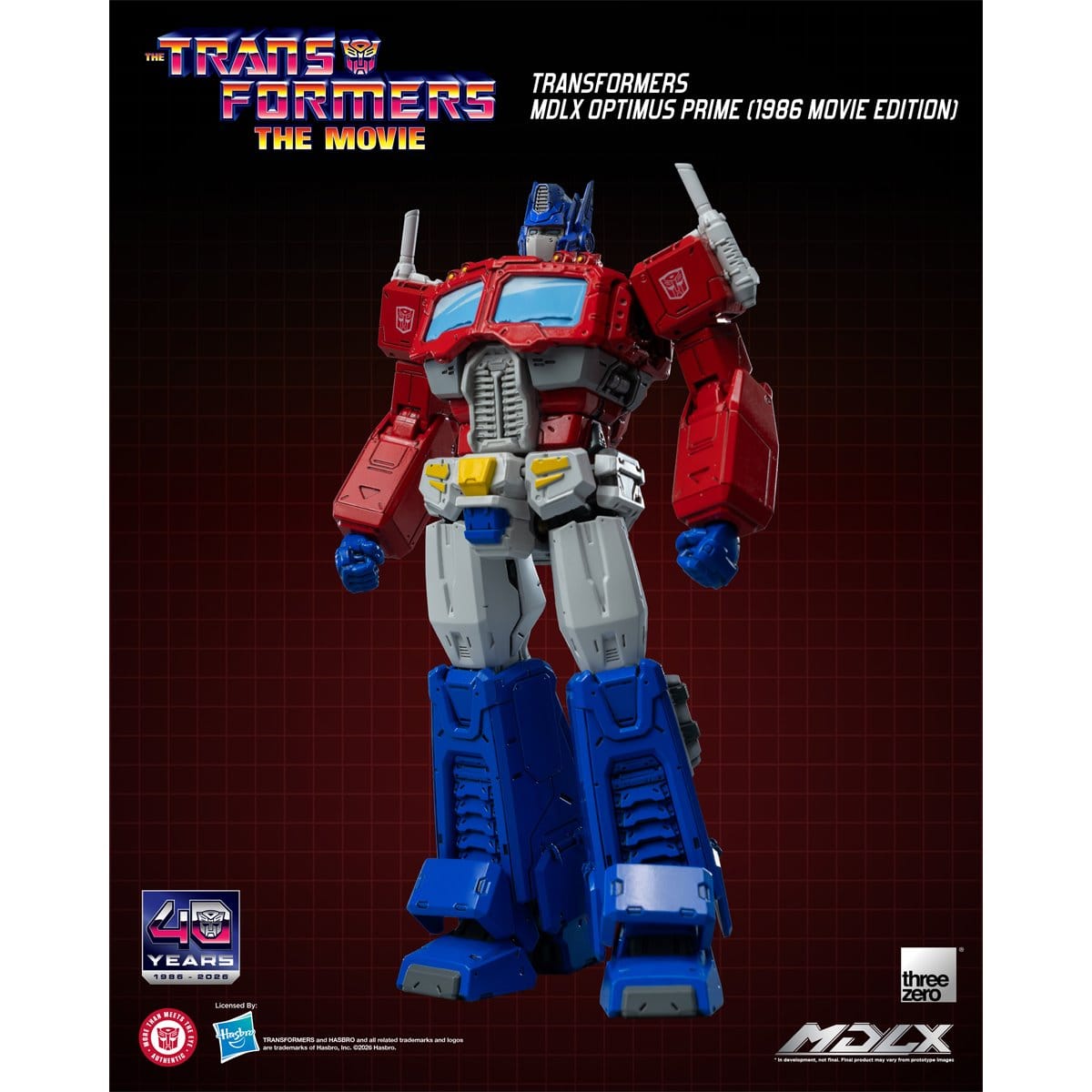 Threezero Transformers MDLX Optimus Prime (1986 Movie Version) Action Figure