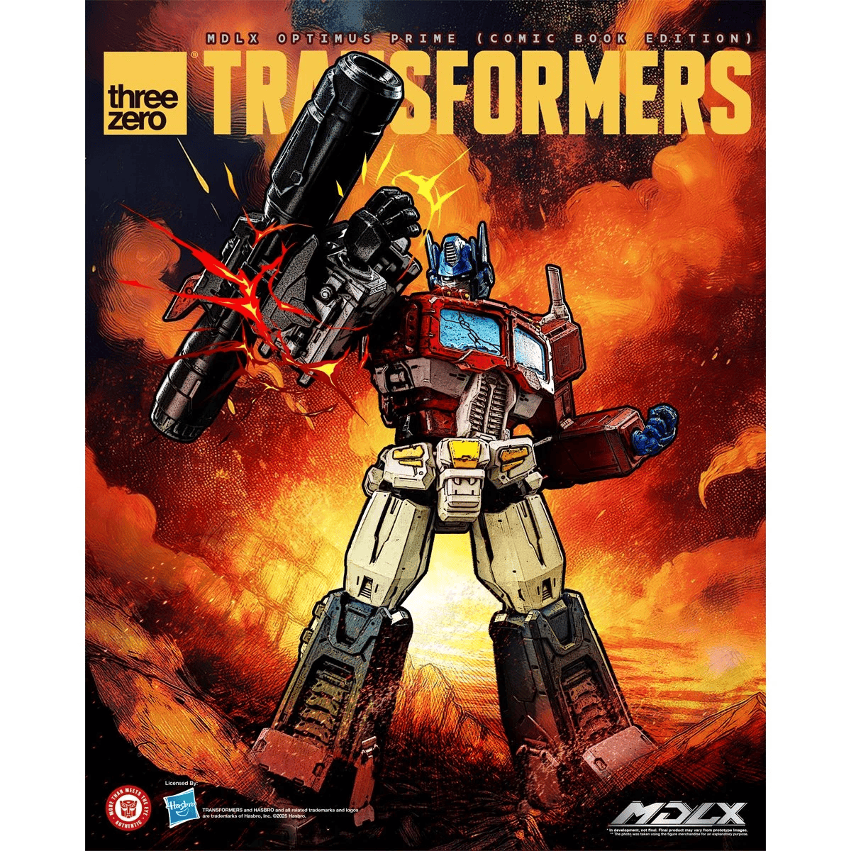 Threezero Transformers MDLX Optimus Prime (Comic Book Edition) Action Figure