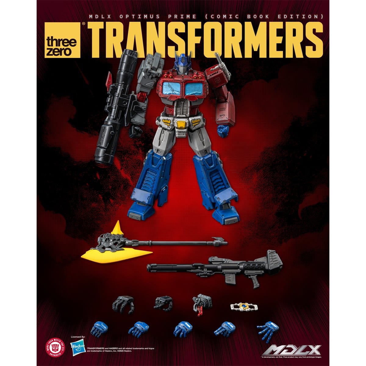 Threezero Transformers MDLX Optimus Prime (Comic Book Edition) Action Figure