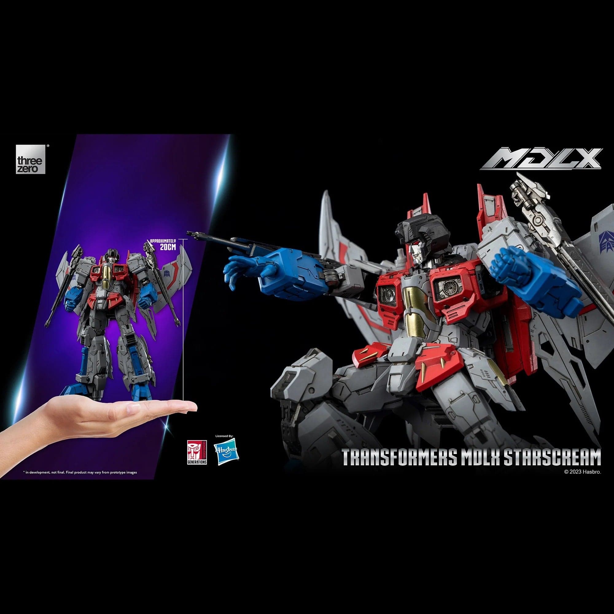 Threezero Transformers MDLX Starscream Action Figure