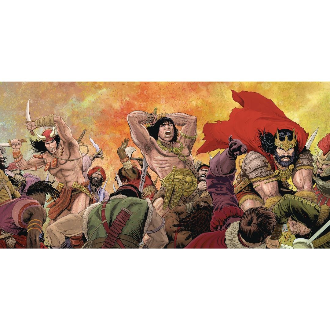 Titan Comics Conan Barbarian #5 6 7 8 Patch Zircher Virgin Variant Pack
