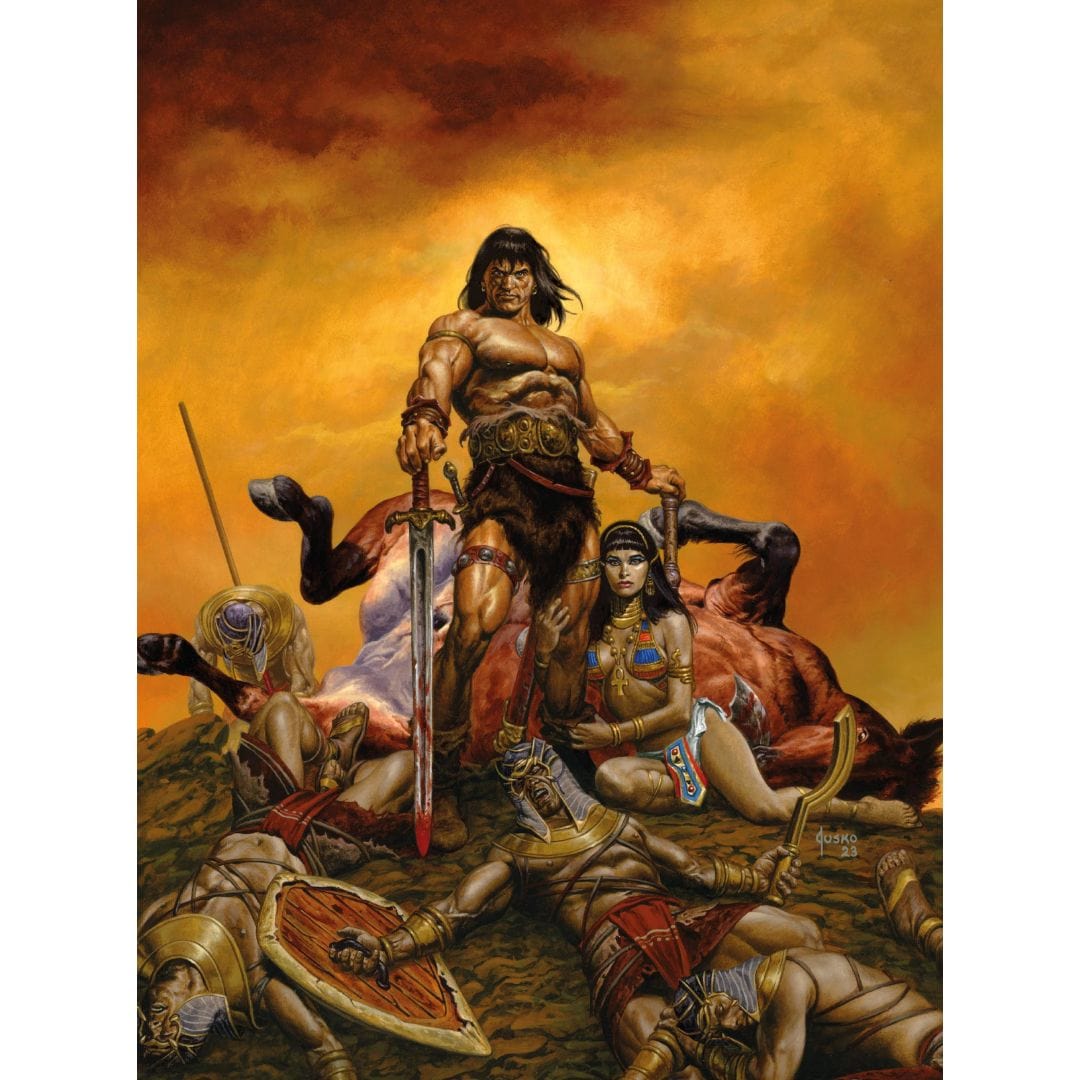 Titan Comics Savage Sword Of Conan #1 (Of 6) Cover A Jusko FOC Jusko Virgin Set